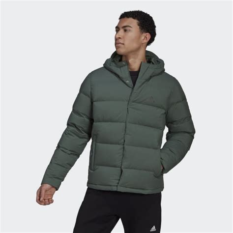 adidas Men's Hiking Helionic Hooded Down Jacket